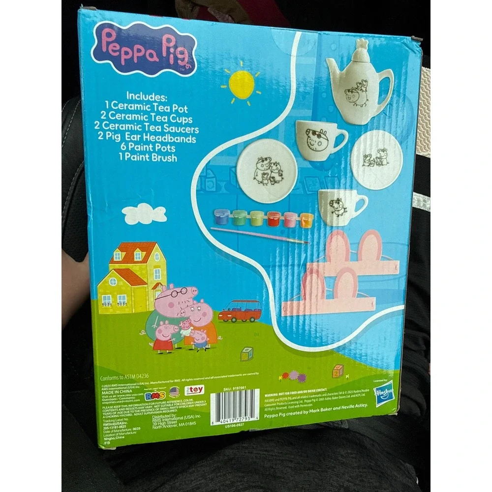 Peppa Pig‎ My First Paint Your Own Tea Set Kids DIY Ceramic Craft Kit 9197661
